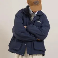 Perushu スタンドネックアウトドアブルゾン