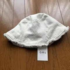 GRL フリンジ バケットハット ホワイトのサムネイル