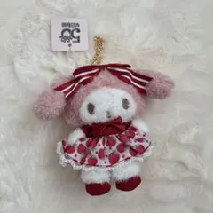Maison de FLEUR いちご新聞 マイメロディ ぬいぐるみチャーム新品のサムネイル