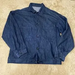 GU デニムジャケット ダークブルー　L
