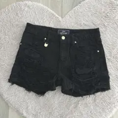 ♡Rady♡鬼クラッシュショートパンツ♡ダメージデニムショーパン♡ギャル♡平成♡