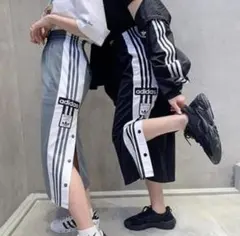 【極美品】adidas ADIBREAK SKIRT ブラック ロングスカート