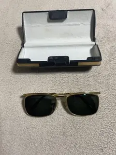 Ray-Ban レイバン、度入り、サングラス　金色フレーム