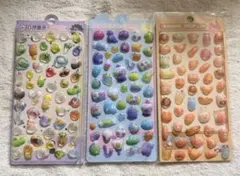 3dシール 立体シール ぷくぷくシール　ボンボンドロップシール