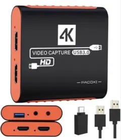 キャプチャーボード switch対応 4K パススルー 1080P 60FPS