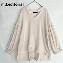 エムエフエディトリアル ブラウス【M】バックレース きれいめ 通勤のサムネイル