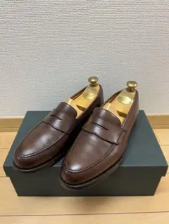 CROCKETT&JONES SELBY／バタフライローファー TAN - メルカリ