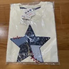 Miki HouseダブルB 星型パッチワーク Tシャツ 120白