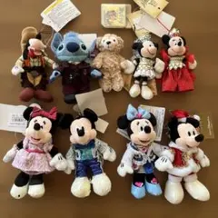 ディズニーキャラクター)ミッキー・ミニー などのぬいぐるみセット　9体
