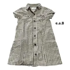 e.a.B エーアーベー 110 チェック シャツ ワンピースのサムネイル