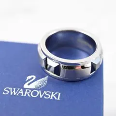 箱付き✨SWAROVSKI スワロフスキー リング 60 ボリューミー シンプルのサムネイル