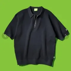 HUF SCRIPT POLO ワッフルポロ　L ポロシャツのサムネイル