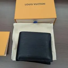 LOUIS VUITTON 二つ折り財布 ブラック