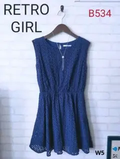 RETRO GIRL♡上品お嬢様総レースデザインワンピ♪