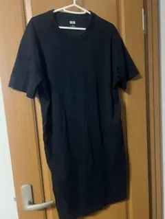 UNIQLO U ブラック 半袖ワンピース S