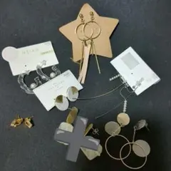 ピアスまとめ売り　未使用品4点全て定価1700円以上含む計6点