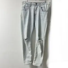 ダメージ加工デニムパンツ 着画ありのサムネイル