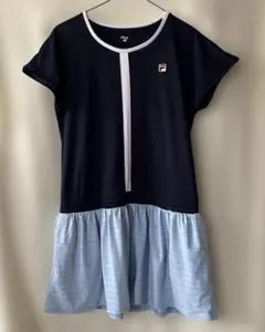 週末お値下げ FILA テニスウェア ワンピース ストライプ Mサイズ