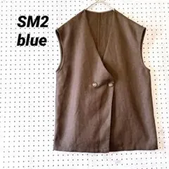サマンサモスモス スリーブレスベスト ダブルボタン フリーサイズ ポリエステル