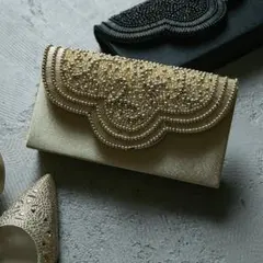 パーティー/クラッチバッグ/ビーズ