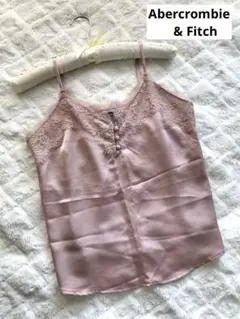 アバクロンビーアンド フィッチ アバクロ サテンキャミソール XS ピンク