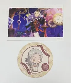 あんスタ アニカフェ コースター 乱凪砂 ポストカード 5周年展示会