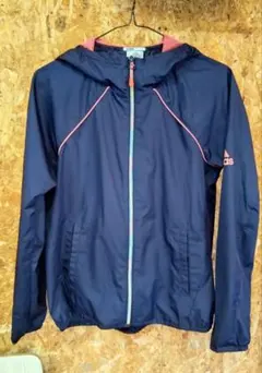 adidas CLIMA PROOF ネイビー ウィンドブレーカー