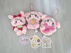 mikko characters　マスコット3点セット