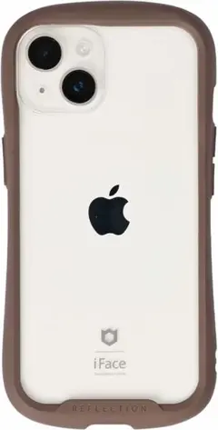 iFace Reflection iPhone 14ケース クリア(ブラウン)