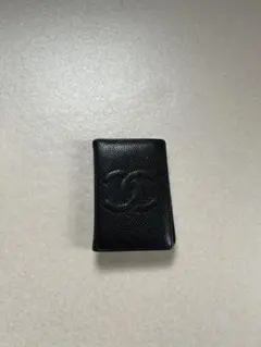 a2802 【シャネル】 マトラッセ　ココマーク ケース キャビアスキン a2802 【シャネル】 マトラッセ ココマーク コインケース キャビア