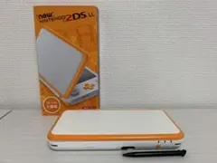 【美品】任天堂 New 2DS LL 本体 ホワイトオレンジ