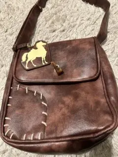 ラプンツェル ユージーン　ショルダーバッグ ブラウン