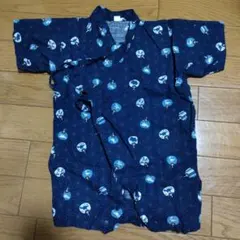 ベビー浴衣 80cm(ブルー)