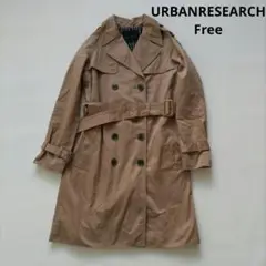 URBANRESEARCH　ベージュ ダブルブレスト トレンチコート Free