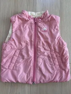 ミキハウス リバーシブルダウンベスト 90