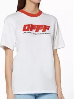 Off white white oversized T-shirtのサムネイル