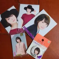 乃木坂46 生駒里奈 写真 缶バッチ ウエハース