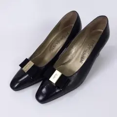 YVES SAINT LAURENT イヴサンローラン パンプス リボンのサムネイル
