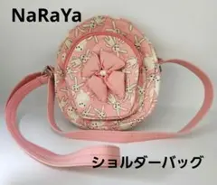 NaRaYa ウサギ柄ピンクショルダーバッグ