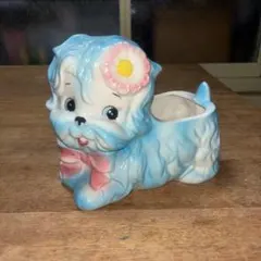 希少 昭和レトロ 猫 ヴィンテージ 陶器製 ピンクの猫 親子セット 
