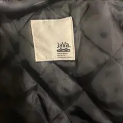 (新品・未使用) 《Javaジャバコラボ》フェイクレザーフーディーブルゾン　黒