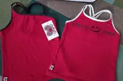 ミカランセ・ミカノ☆クリスマスカラー可愛いトップス　2点　clap フィットネス