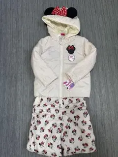 ミニーマウス スキーウェアセット 120 6才