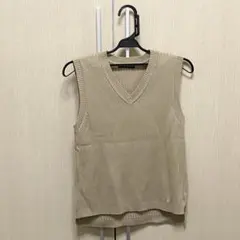 INGNI ベージュ Vネックニットベスト