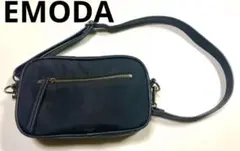 エモダ EMODA ２WAY ナイロンクロスボディバッグ 黒 ショルダーバッグのサムネイル