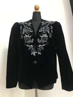 【美品】ラピーヌブランシュ　ビーズ　ジャケット