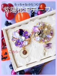 商品はこちらと記載の右【B級品】直径約3.8cm♪ちっちゃなかたつむり♪紫陽花