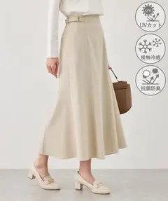 ROPÉ PICNIC　 カナパ サイドベルトマーメイドスカート　ベージュ　Ｓのサムネイル