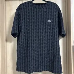 LACOSTE モノグラム柄 Tシャツ ブラックのサムネイル