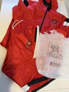 BIRDOG コムドット　ジャージ　セットアップ　レッド　Lサイズ